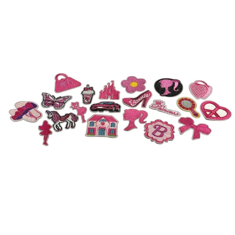 20pc Barbie Princess Embroidered Iron On Patches Set Girl DIY Decor. 356C1